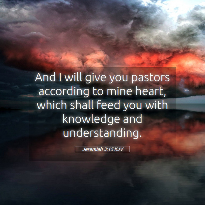 Jeremiah 3:15 KJV Bible Study