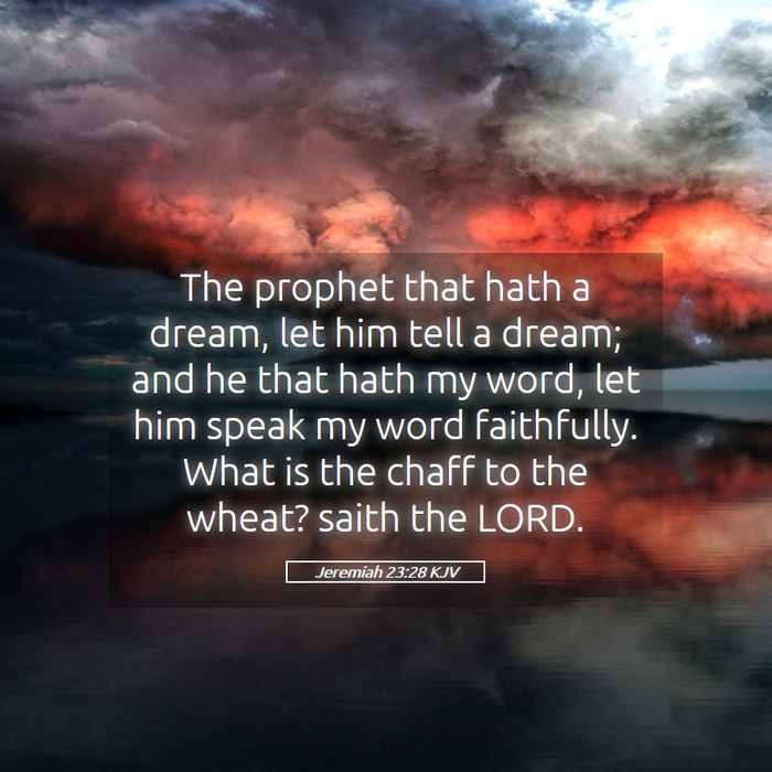 Jeremiah 23:28 KJV Bible Study