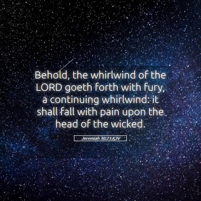 Jeremiah 30:23 KJV Bible Study