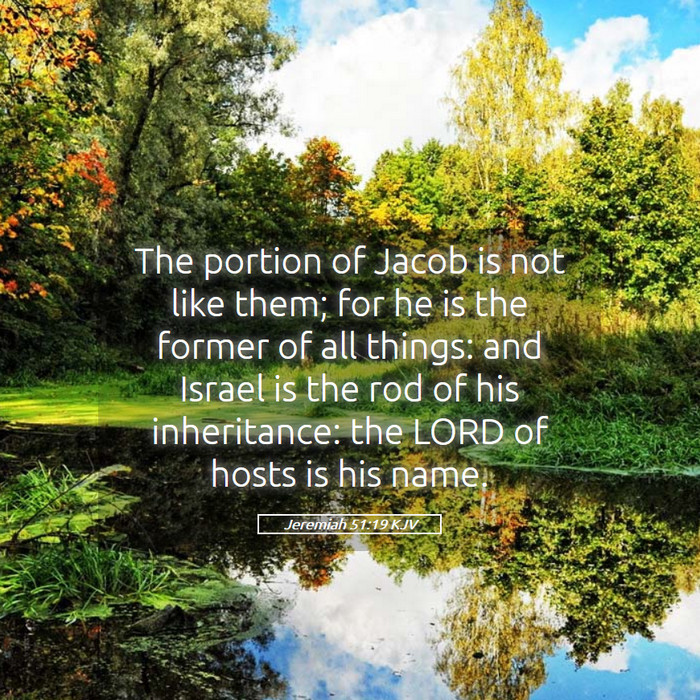 Jeremiah 51:19 KJV Bible Study