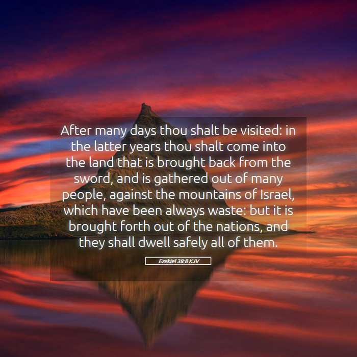 Ezekiel 38:8 KJV Bible Study