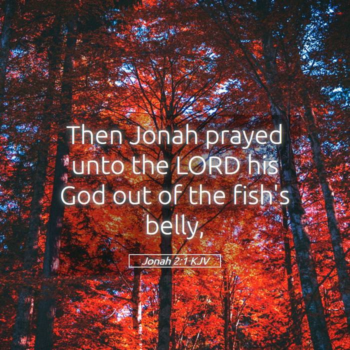 Jonah 2:1 KJV Bible Study