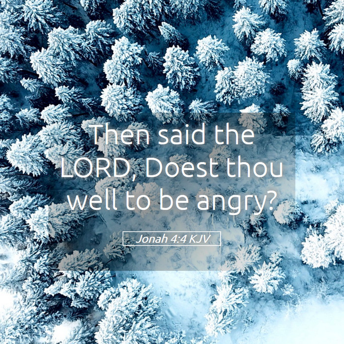 Jonah 4:4 KJV Bible Study