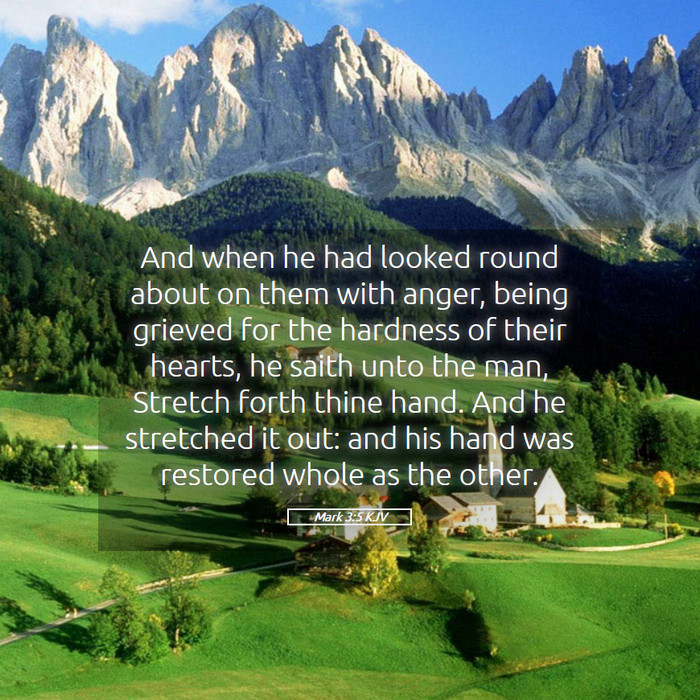 Mark 3:5 KJV Bible Study