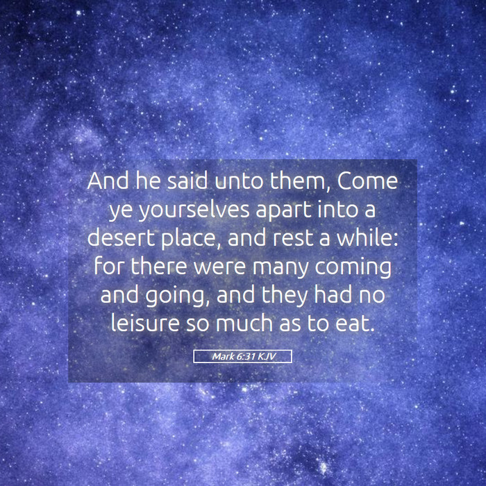 Mark 6:31 KJV Bible Study