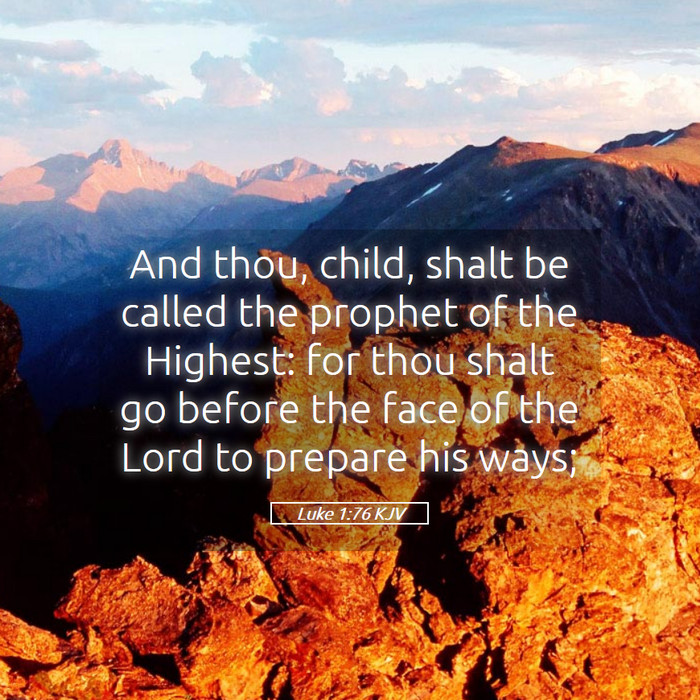 Luke 1:76 KJV Bible Study