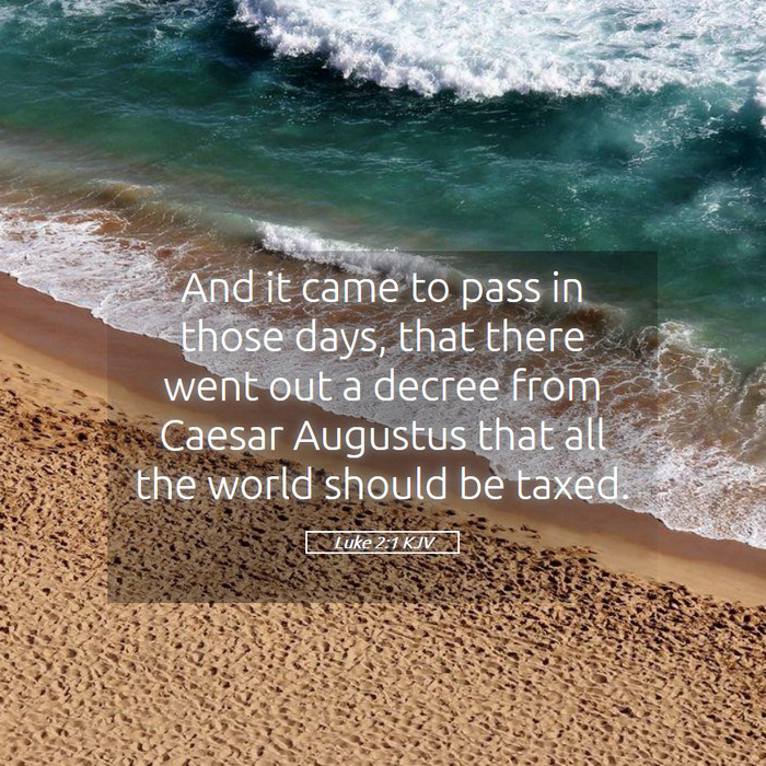 Luke 2:1 KJV Bible Study
