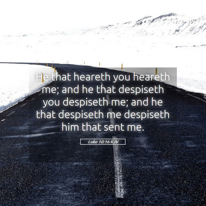 Luke 10:16 KJV Bible Study