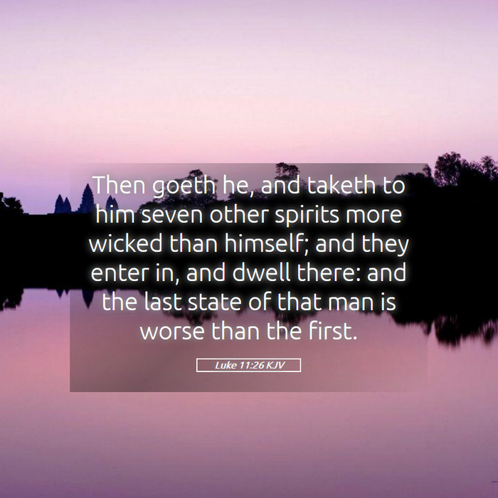 Luke 11:26 KJV Bible Study