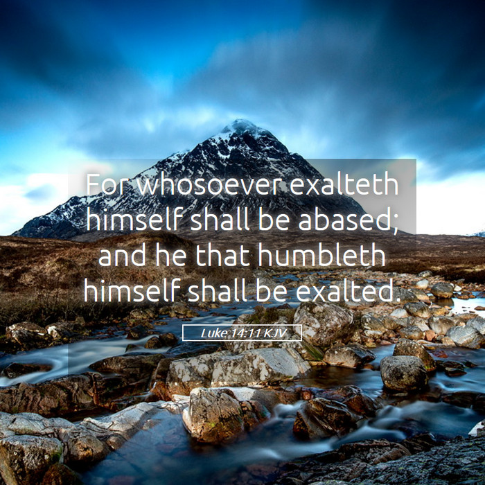Luke 14:11 KJV Bible Study