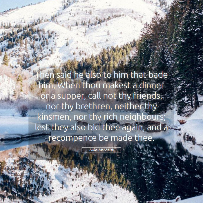 Luke 14:12 KJV Bible Study