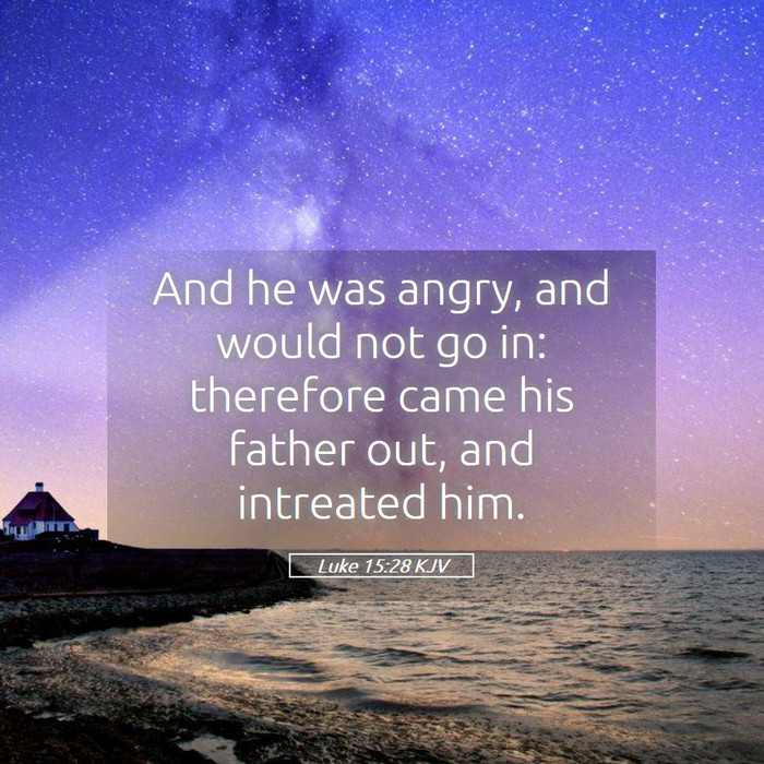 Luke 15:28 KJV Bible Study