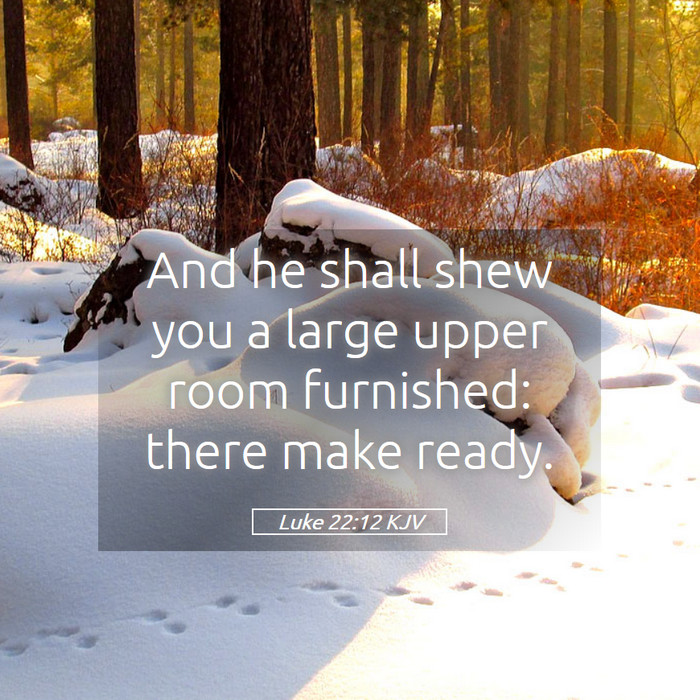 Luke 22:12 KJV Bible Study