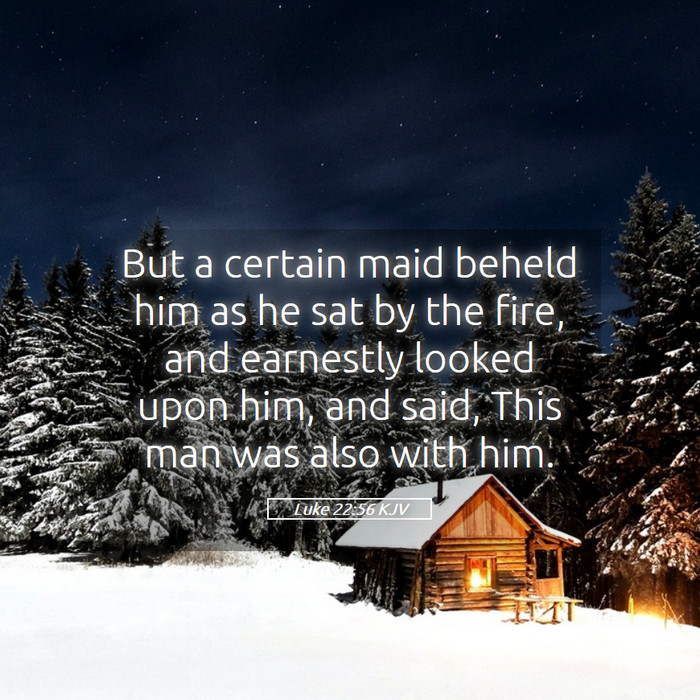 Luke 22:56 KJV Bible Study