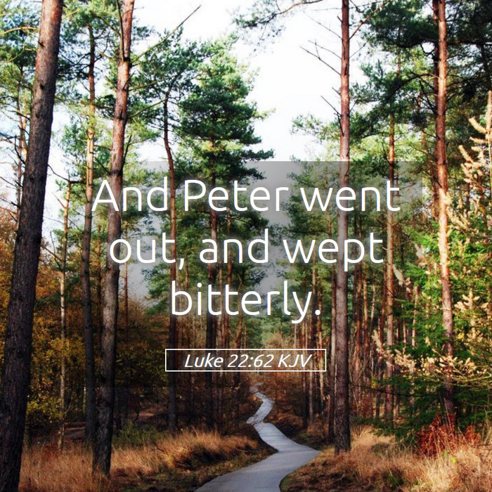 Luke 22:62 KJV Bible Study