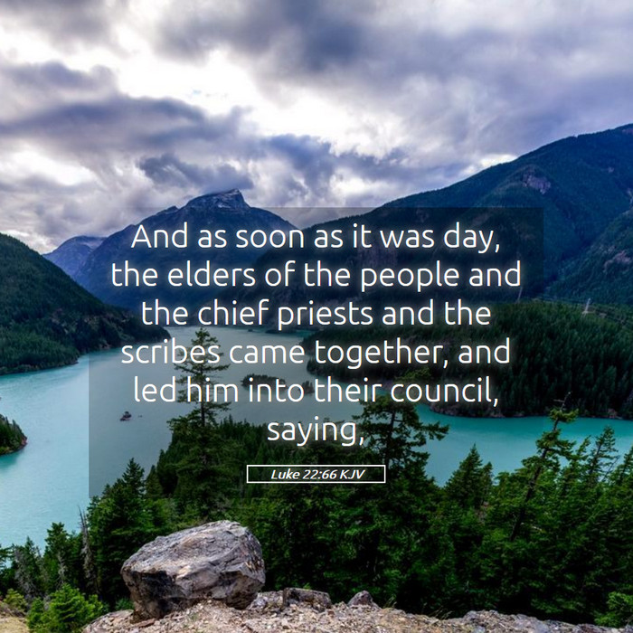 Luke 22:66 KJV Bible Study
