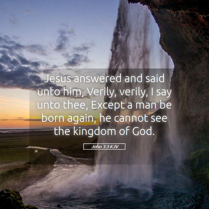 John 3:3 KJV Bible Study