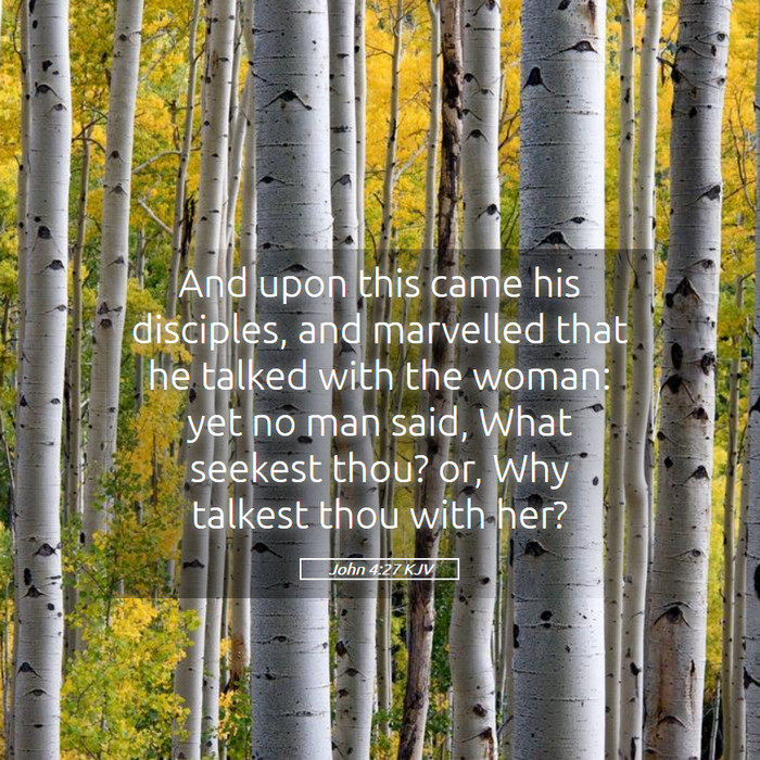 John 4:27 KJV Bible Study