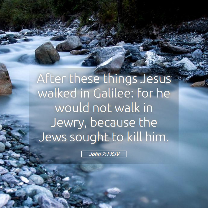 John 7:1 KJV Bible Study