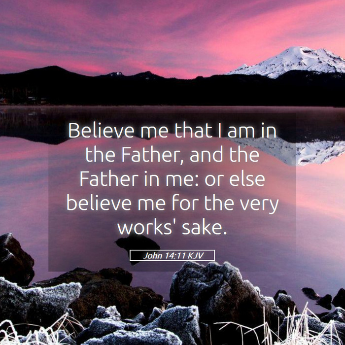 John 14:11 KJV Bible Study