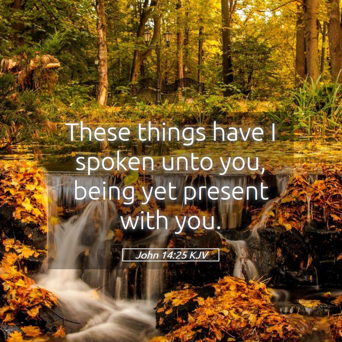 John 14:25 KJV Bible Study
