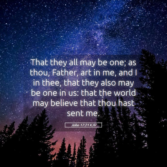 John 17:21 KJV Bible Study
