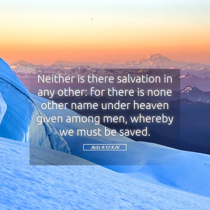 Acts 4:12 KJV Bible Study