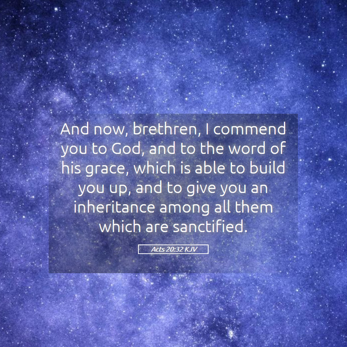 Acts 20:32 KJV Bible Study