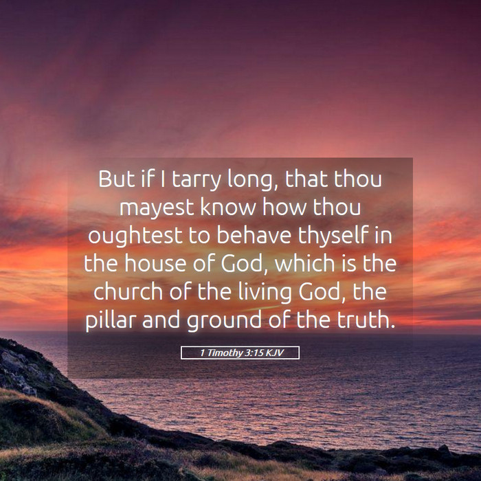 1 Timothy 3:15 KJV Bible Study