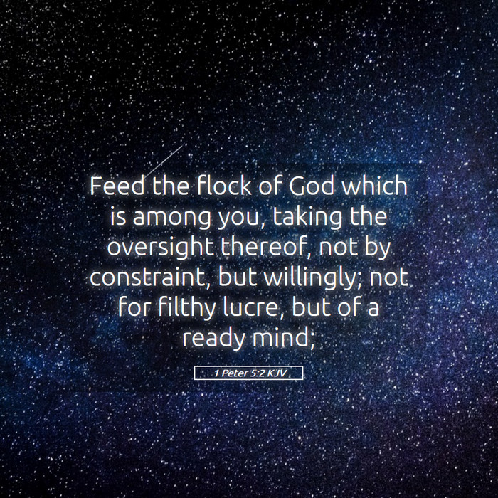 1 Peter 5:2 KJV Bible Study