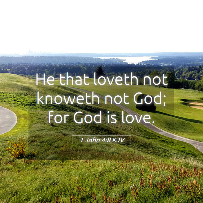 1 John 4:8 KJV Bible Study