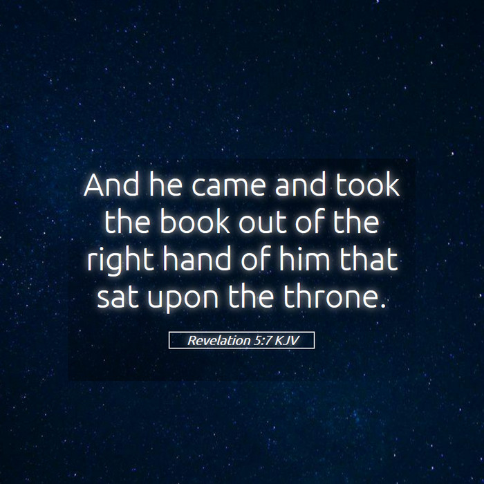 Revelation 5:7 KJV Bible Study