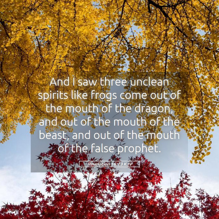 Revelation 16:13 KJV Bible Study