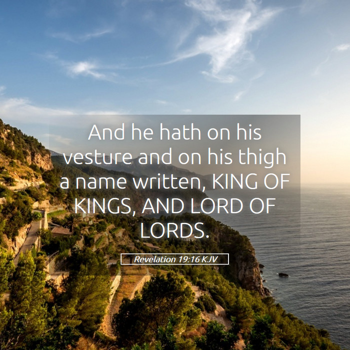 Revelation 19:16 KJV Bible Study